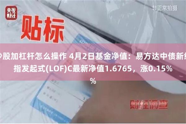 炒股加杠杆怎么操作 4月2日基金净值：易方达中债新综指发起式(LOF)C最新净值1.6765，涨0.15%