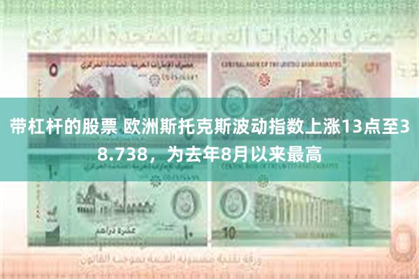 带杠杆的股票 欧洲斯托克斯波动指数上涨13点至38.738，为去年8月以来最高