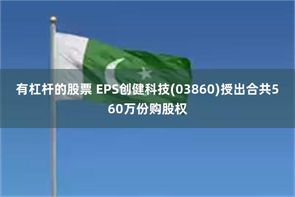 有杠杆的股票 EPS创健科技(03860)授出合共560万份购股权