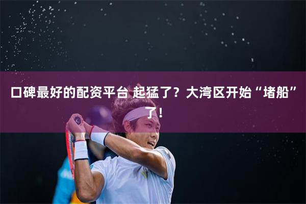 口碑最好的配资平台 起猛了？大湾区开始“堵船”了！