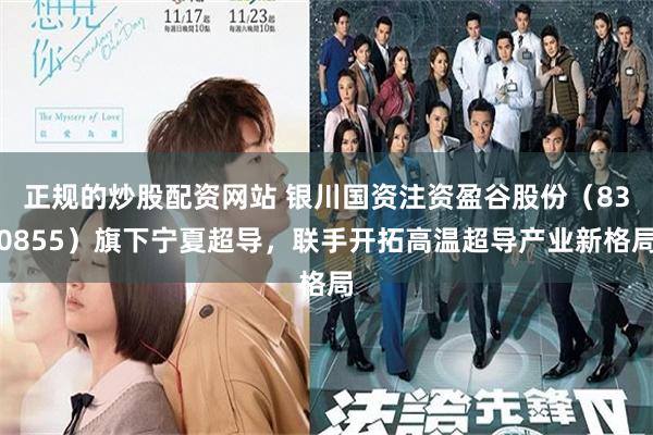 正规的炒股配资网站 银川国资注资盈谷股份（830855）旗下宁夏超导，联手开拓高温超导产业新格局